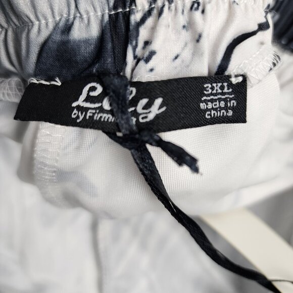 Lily by Firmiana Pants Womens 3XL Multicolor Geometric Palazzo Wide Leg Pant NWT - Picture 5 of 9